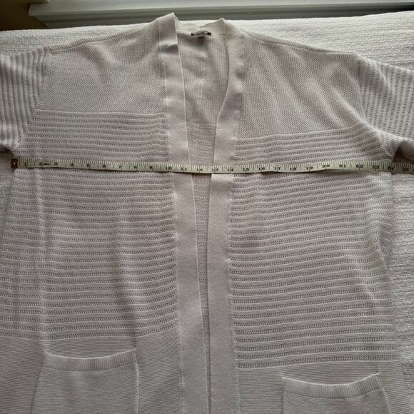 XL Talbots White Lightweight Cardigan - Picture 5 of 6
